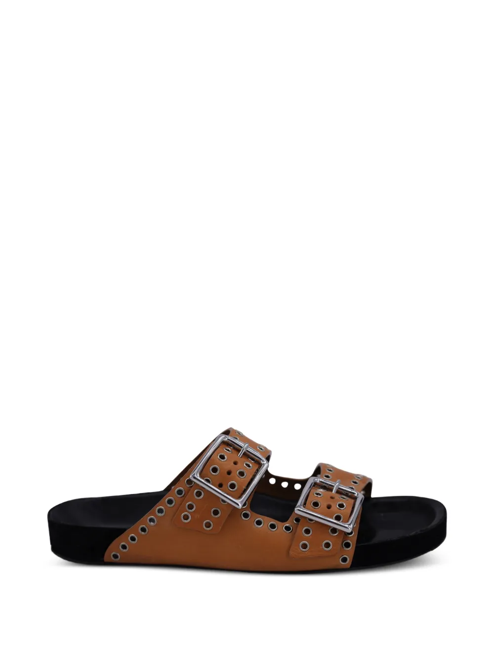 Isabel Marant Vintage Lennyo eyelet sandals - Braun