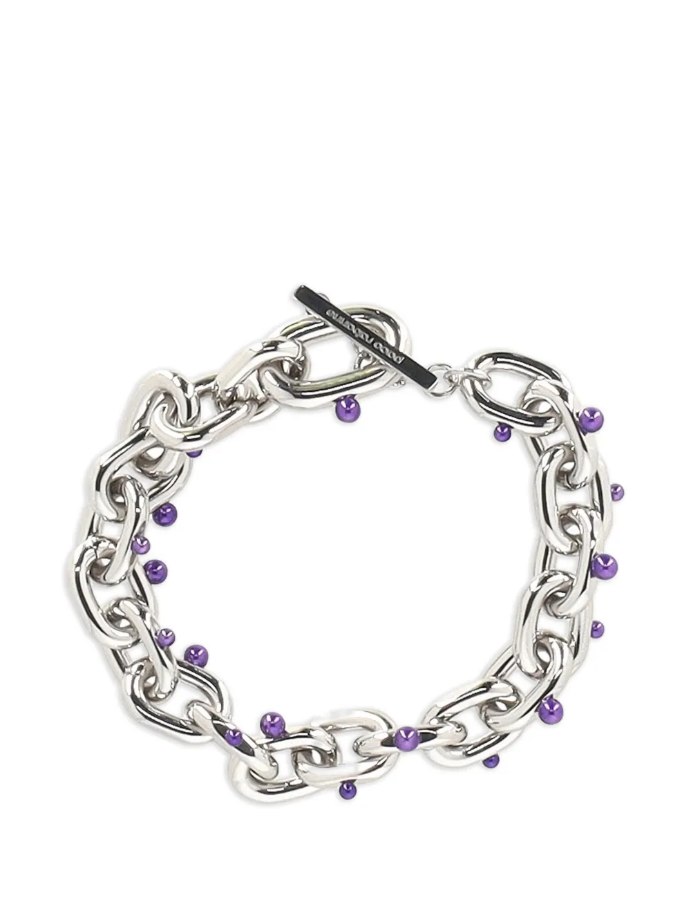  Paco Rabanne Pre-owned Chain-link Pearl Necklace - Silver 