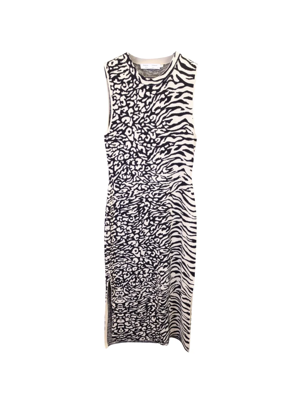 Proenza Schouler animal-print knitted dress - Bianco