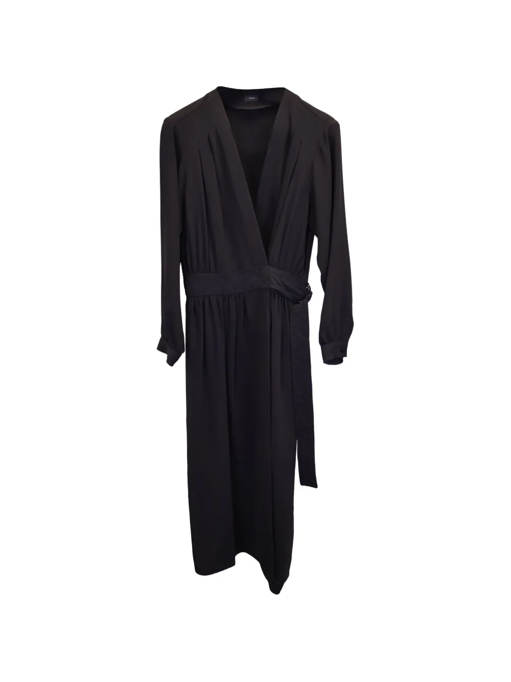JOSEPH V-neck wrap dress - Nero