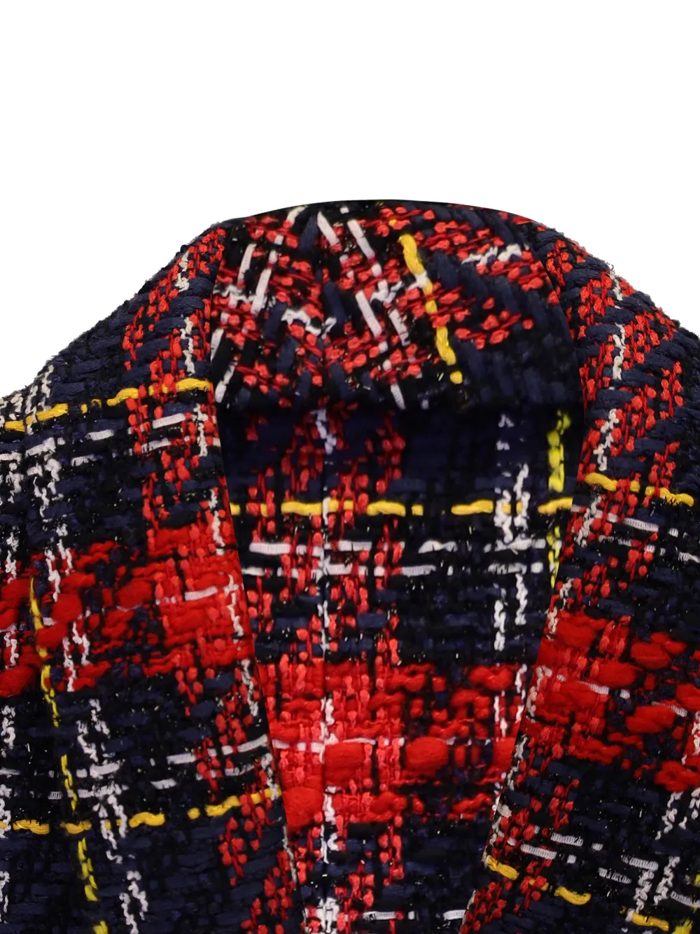 Tartan Double-Breasted Blazer