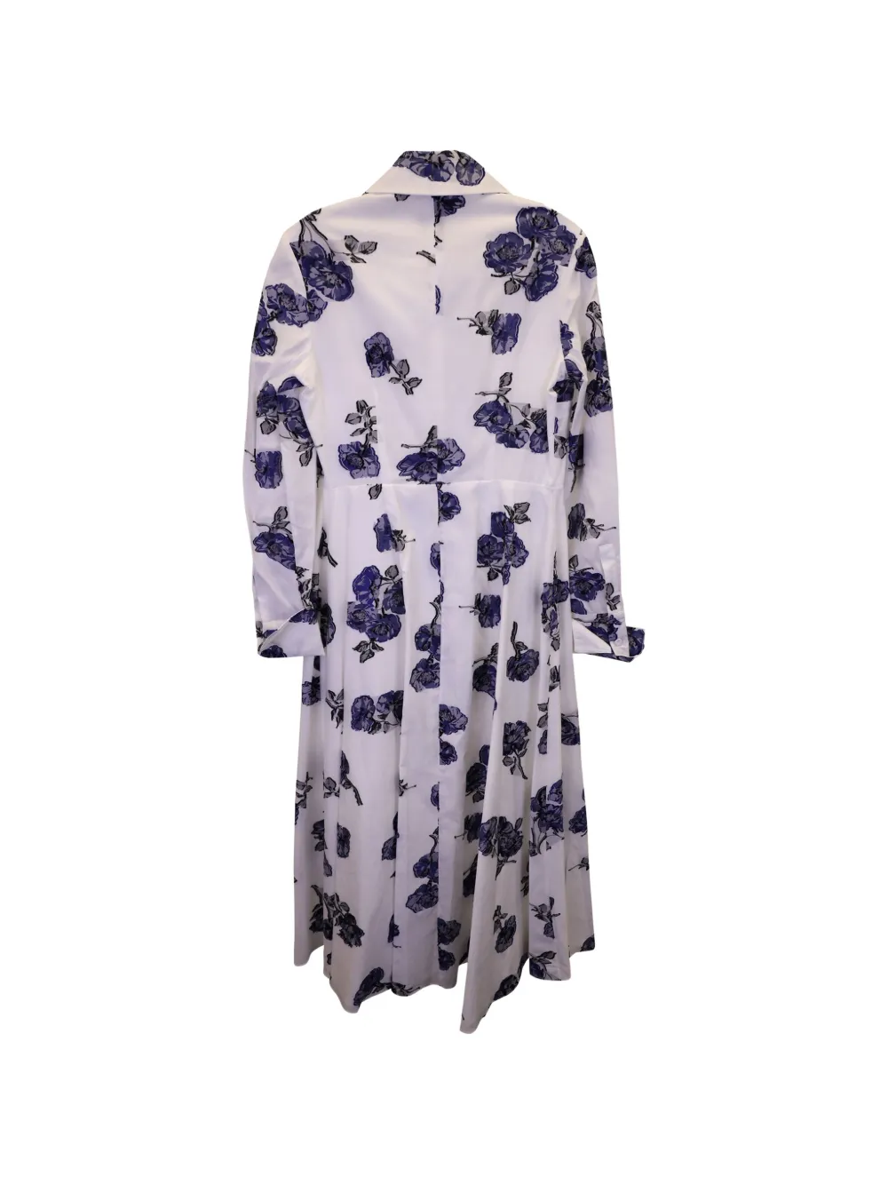 Emily Floral-Print Midi Shirt Dress