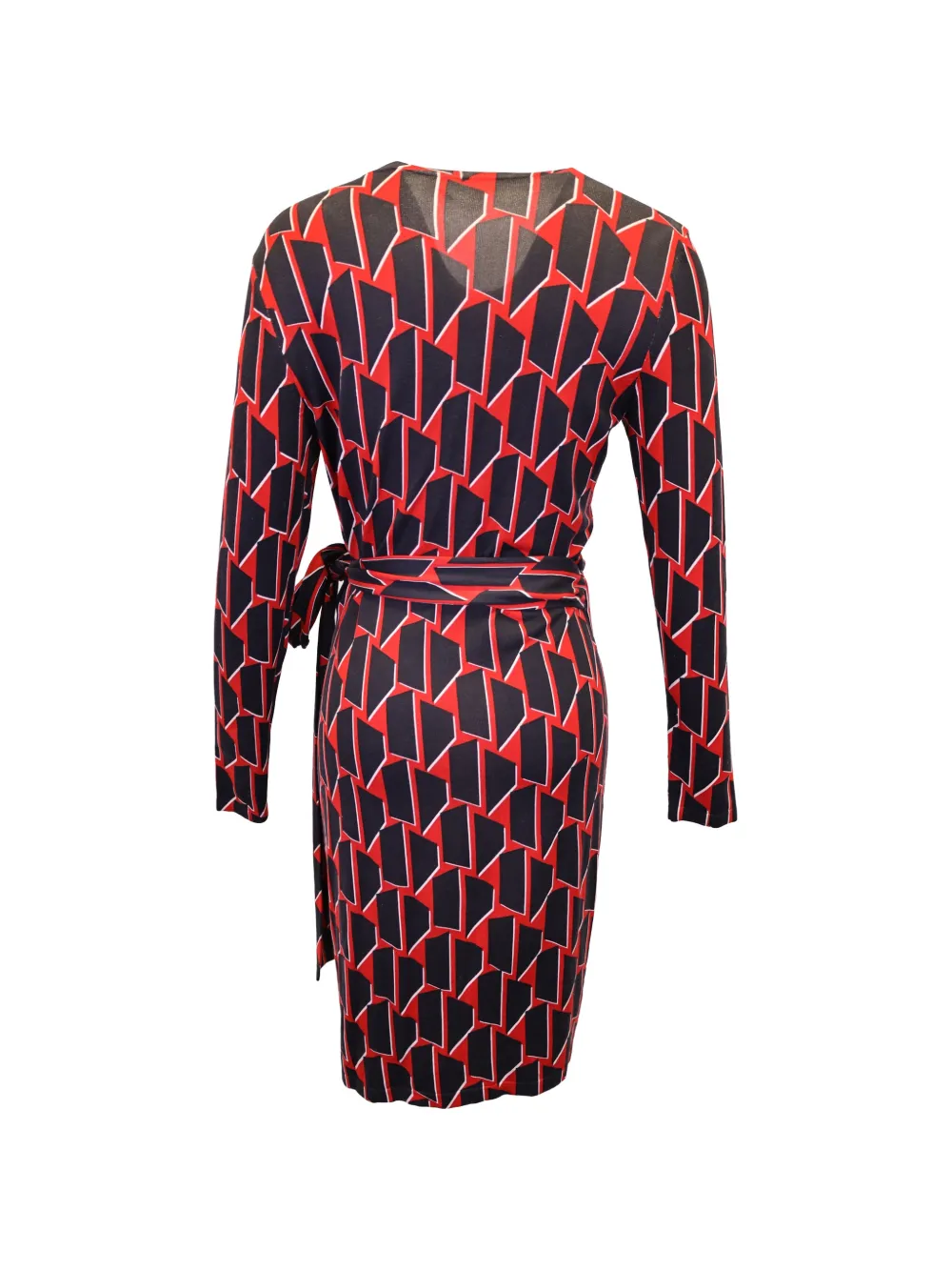 Linda Long-Sleeve Wrap Dress