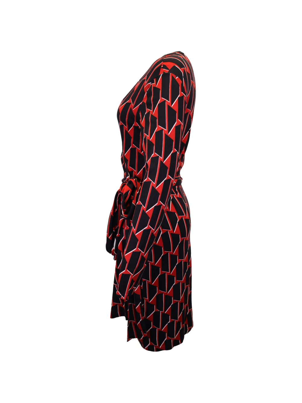 Linda Long-Sleeve Wrap Dress