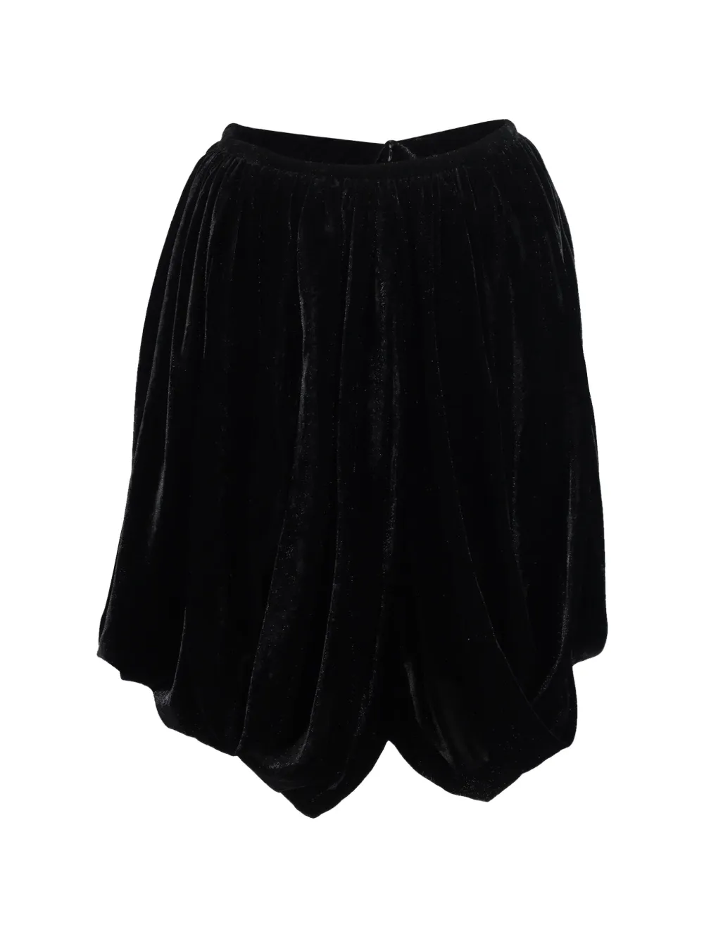 Alaïa Pre-Owned asymmetric mini skirt - Nero