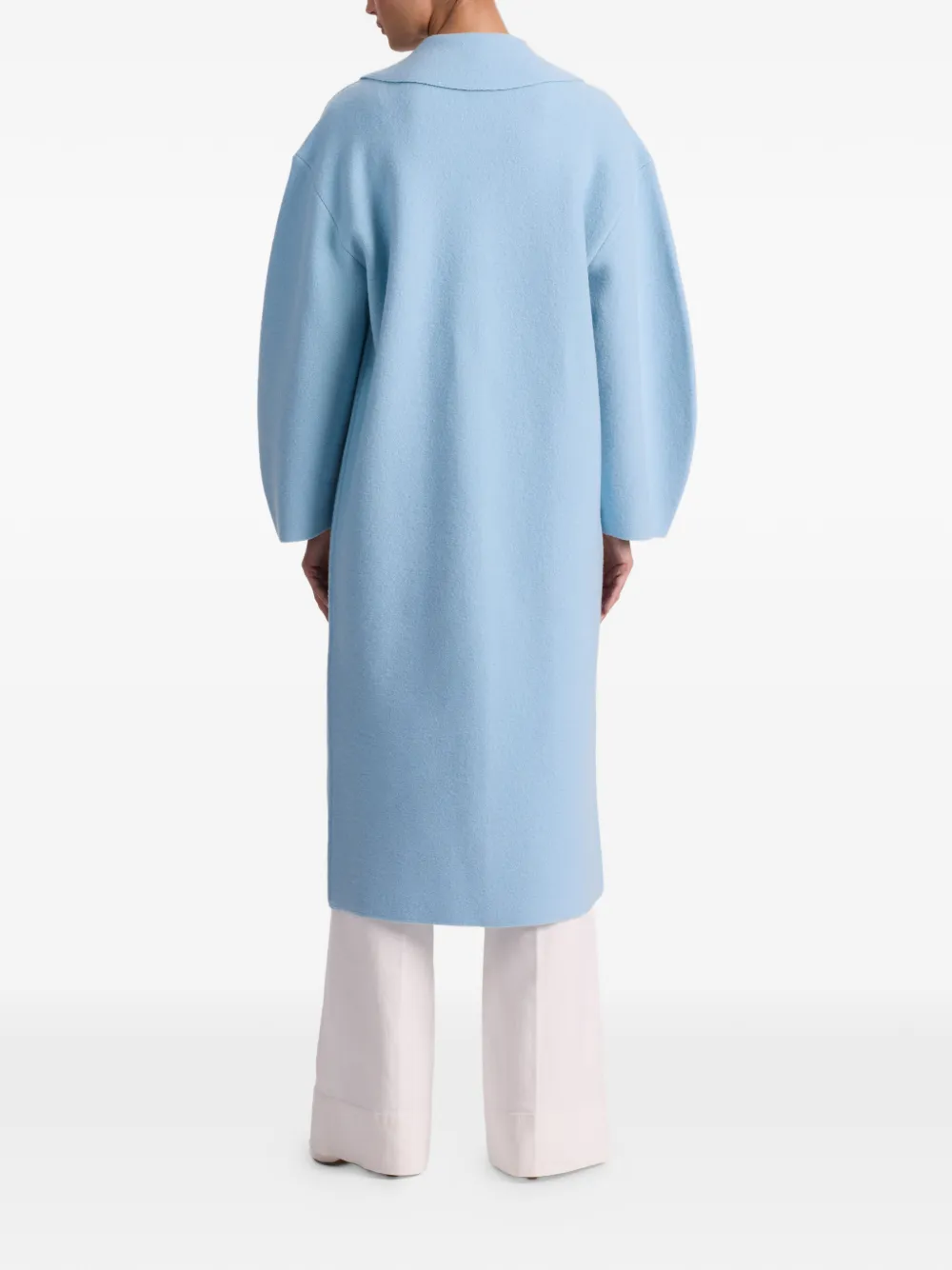  Alice + Olivia Waverly Cocoon Double-breasted Coat - Blue 