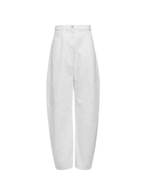 Alaïa pantalon taille basse à jambes amples
