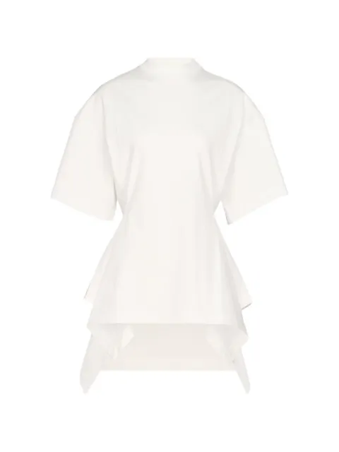 Alaïa T-Shirt mit Kontrasteinsatz
