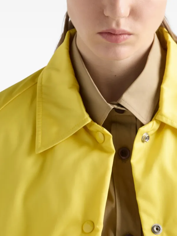Prada ロゴ ジャケット | イエロー | FARFETCH JP