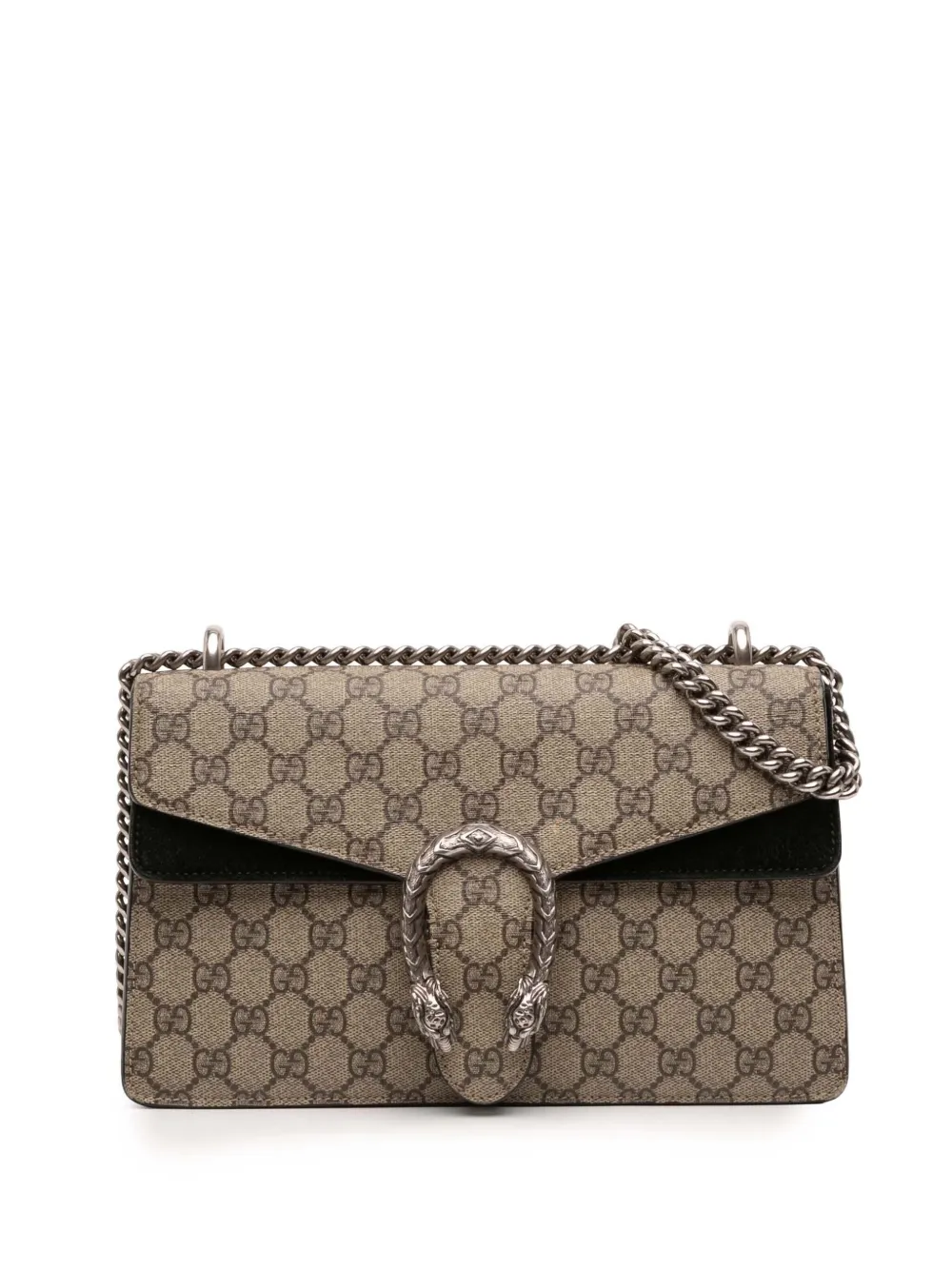 Gucci Pre-Owned 2016-2025 Small GG Supreme Dionysus shoulder bag - Marrone