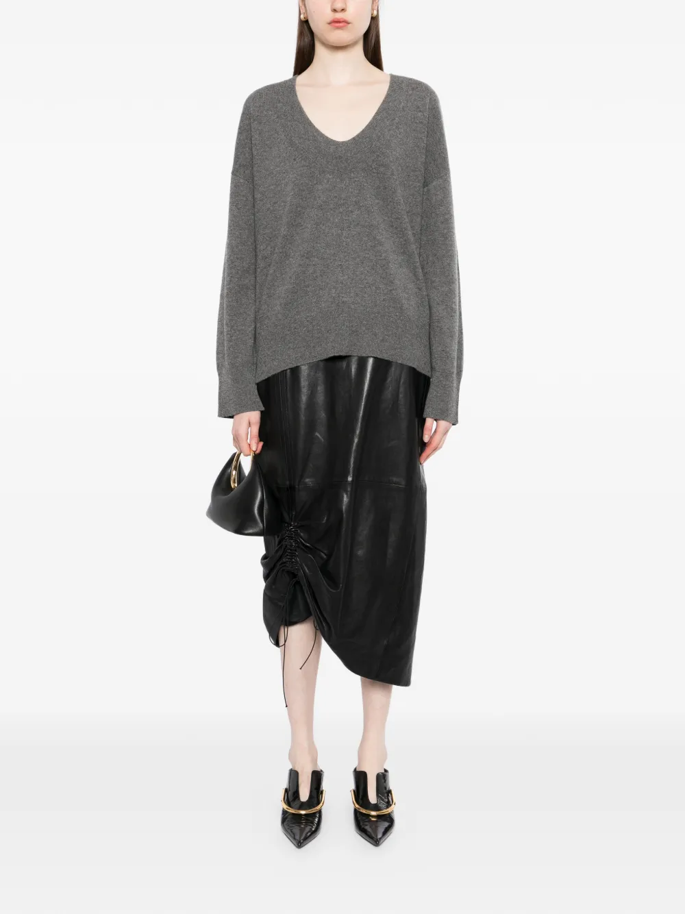  Brandon Maxwell Rivers Sweater - Grey 