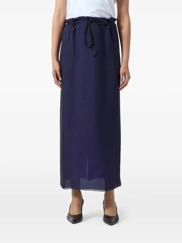 Kallmeyer Regina Midi Skirt | Blue | FARFETCH