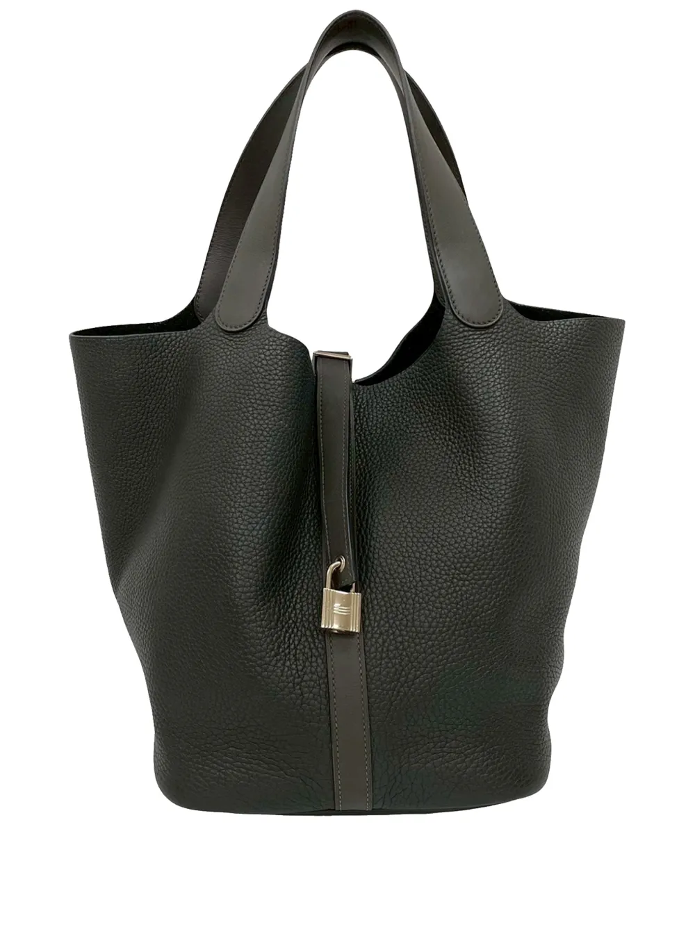 Hermès Pre-Owned 2014 Clemence and Swift Picotin Lock 22 Touch handbag - Grigio