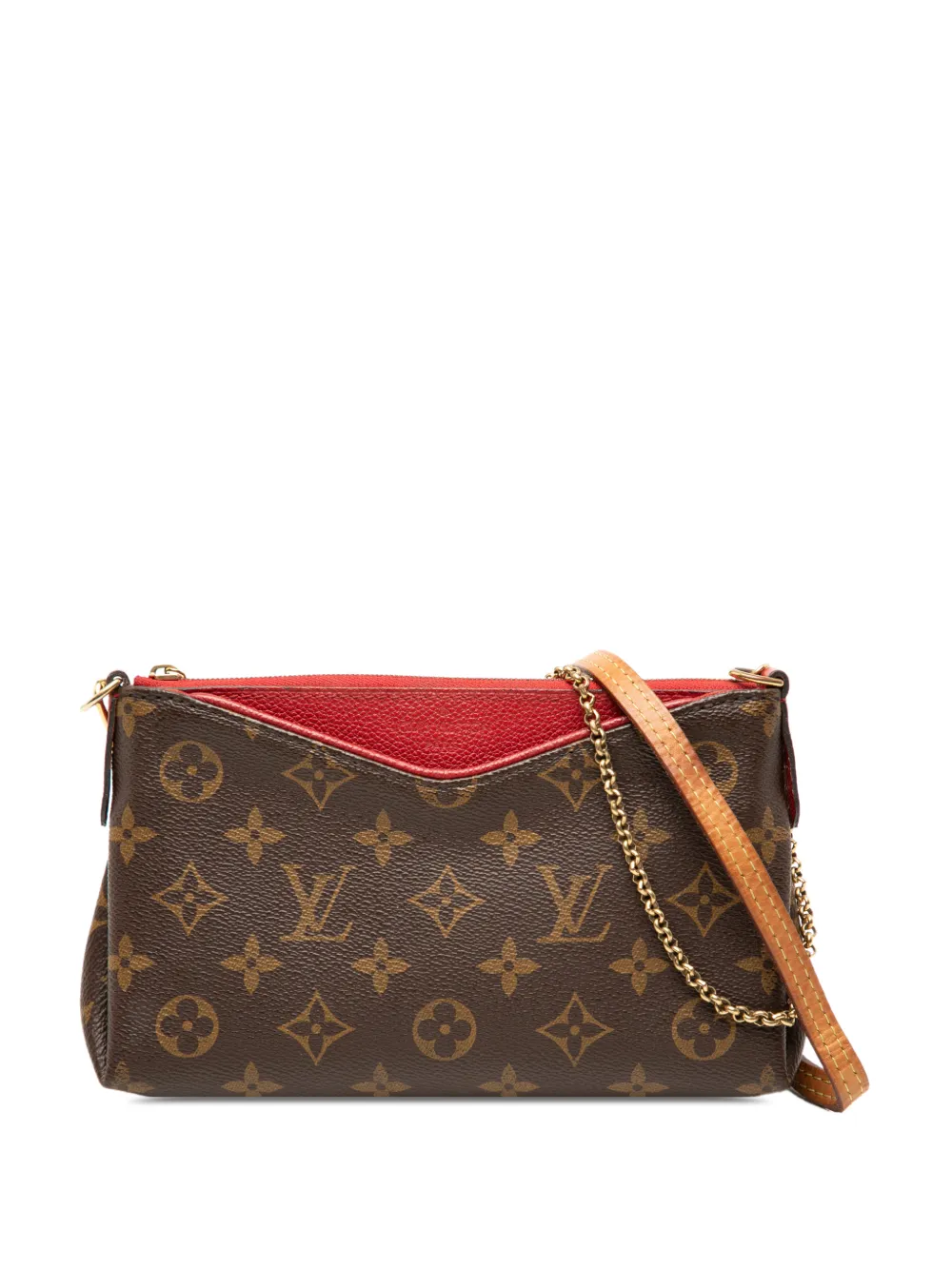 Louis Vuitton Pre-Owned 2018 Monogram Pallas Clutch satchel - Marrone
