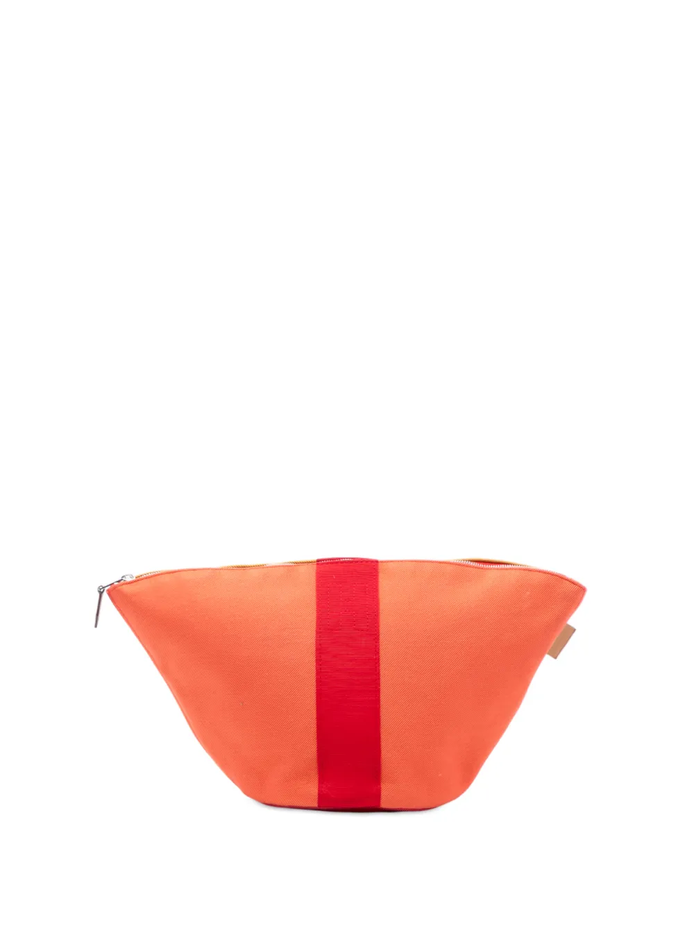 Hermès Pre-Owned 2015 Mini Toile Palmyre pouch - Arancione