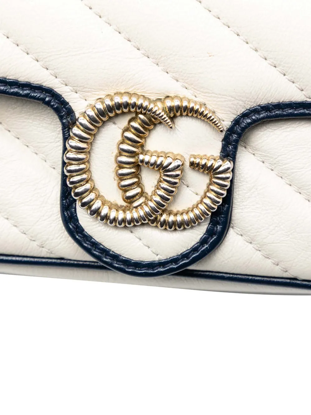 Gucci Pre-Owned 2021-2025 スーパーミニ GGマーモント マテラッセ
