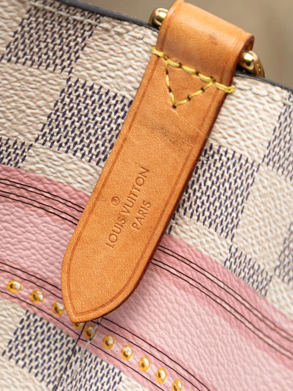 2018 Damier Azur Summer Trunks Neonoe Bucket Bag