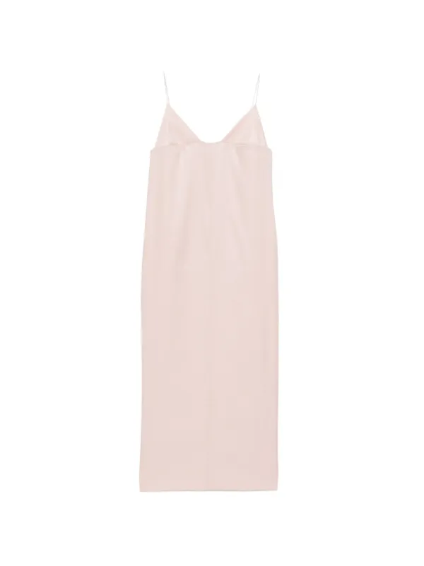 Brandon Maxwell Bridges Maxi Dress in Pink