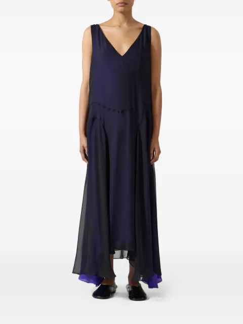 Kallmeyer V-neck maxi dress