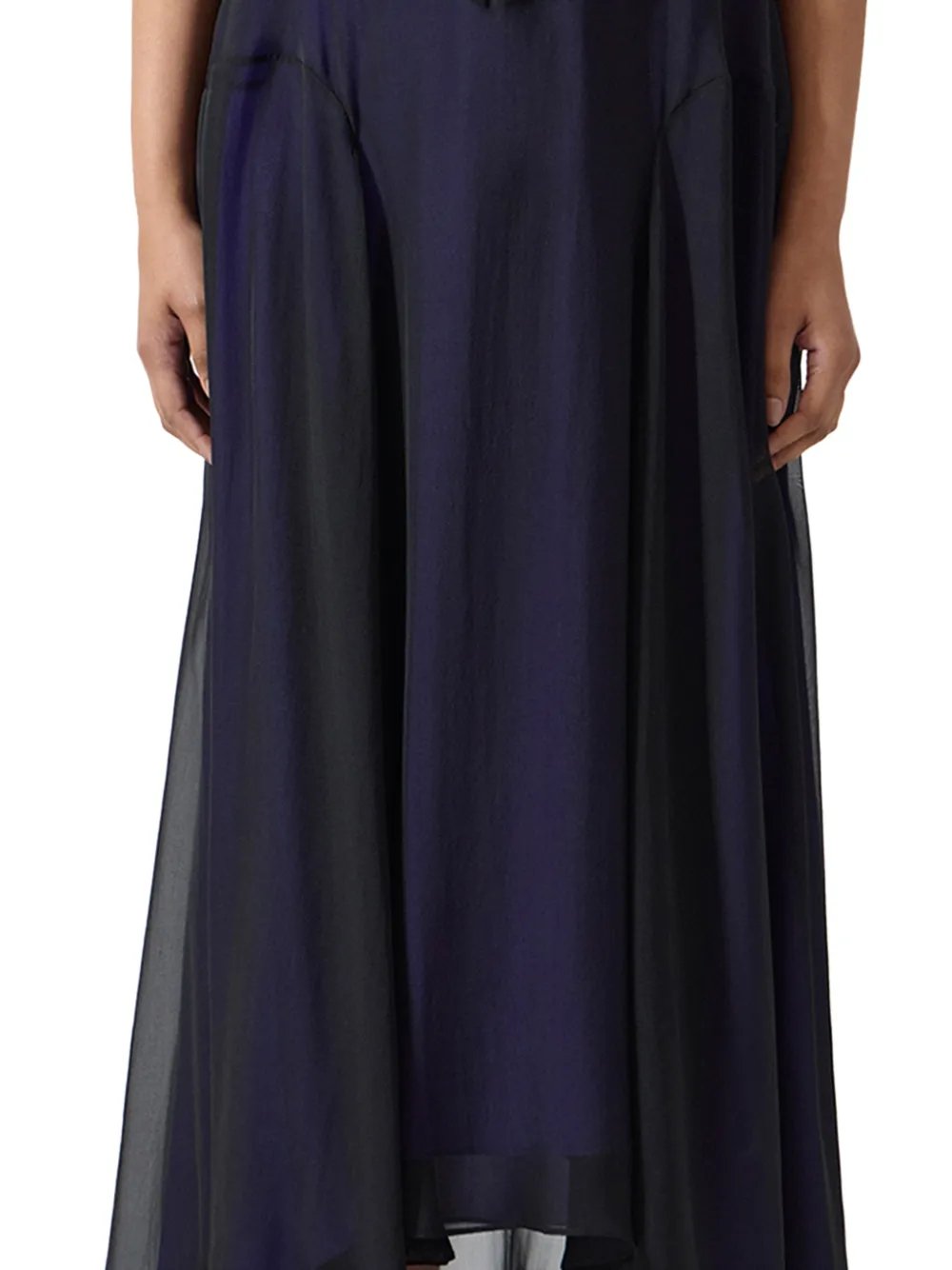  Kallmeyer V-neck Maxi Dress - Blue 