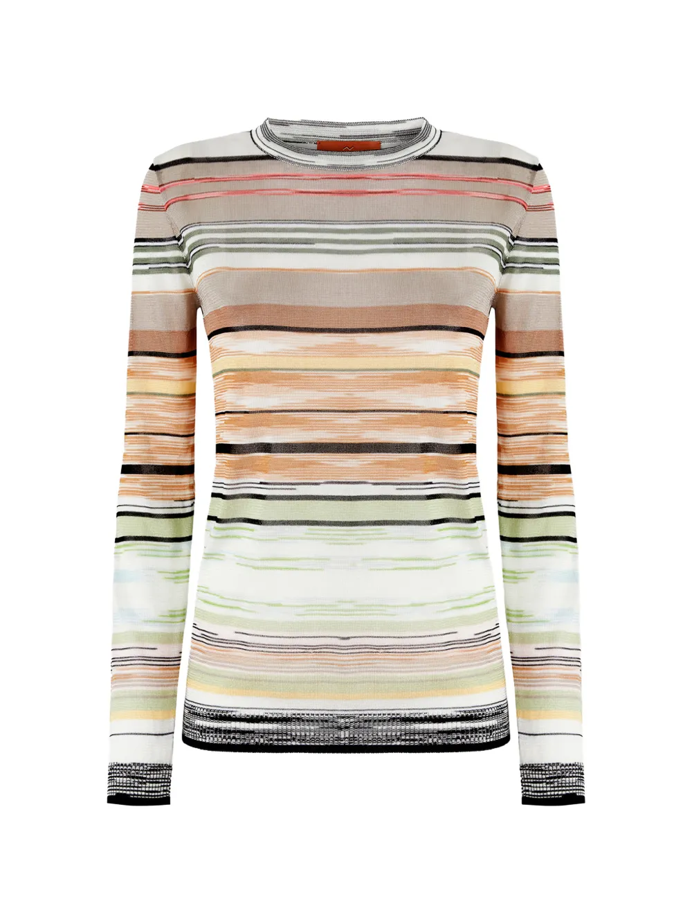 Missoni striped crew-neck sweater - Toni neutri