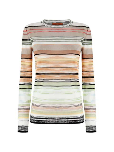Missoni striped crew-neck sweater