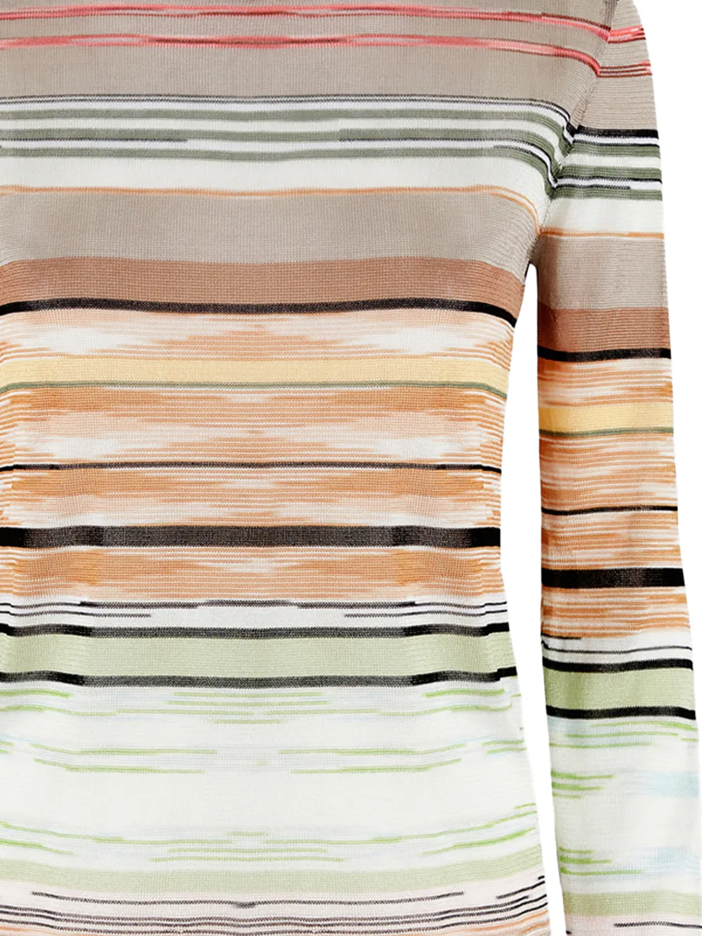  Missoni Striped Crew-neck Sweater - Neutrals 
