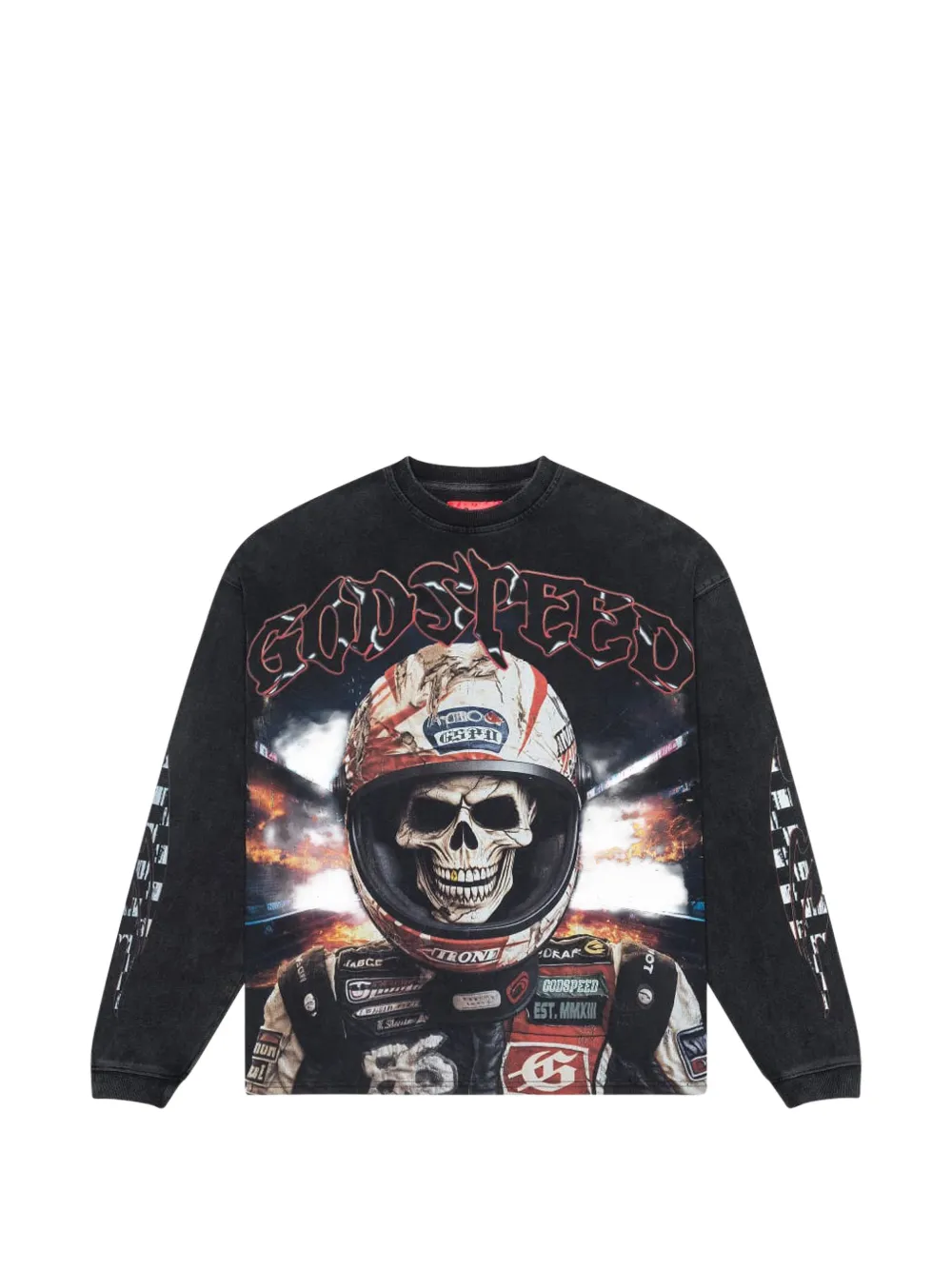 GODSPEED T-shirt Racer Goldie - Nero