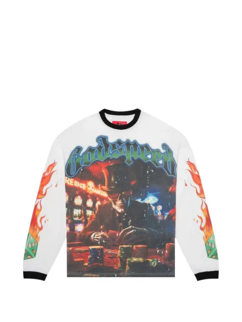 GODSPEED sudadera manga larga con estampado gráfico