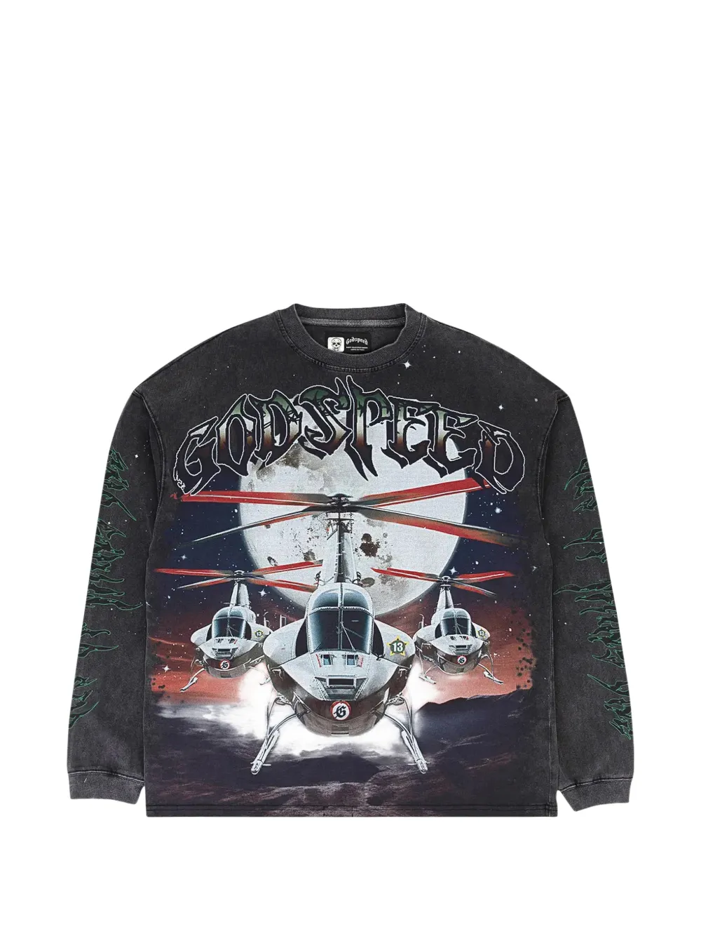 GODSPEED Felpa con grafica - Grigio