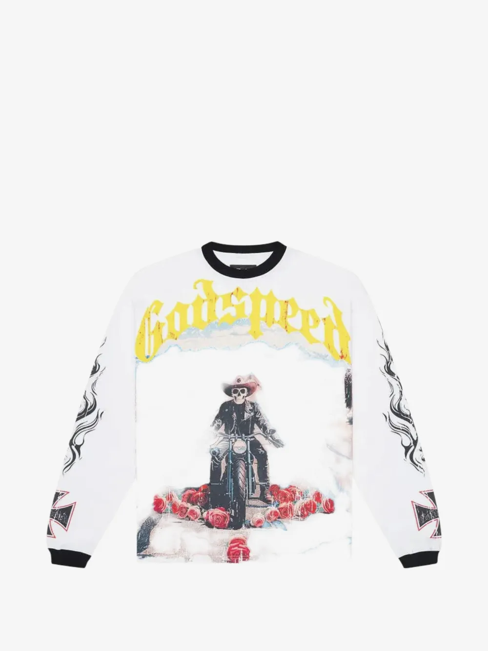 GODSPEED long sleeve sweatshirt | White | Image 1