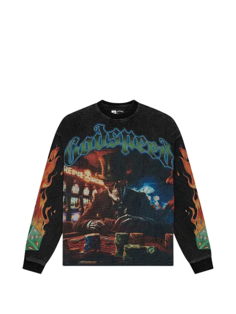 GODSPEED playera con estampado Life's Gamble