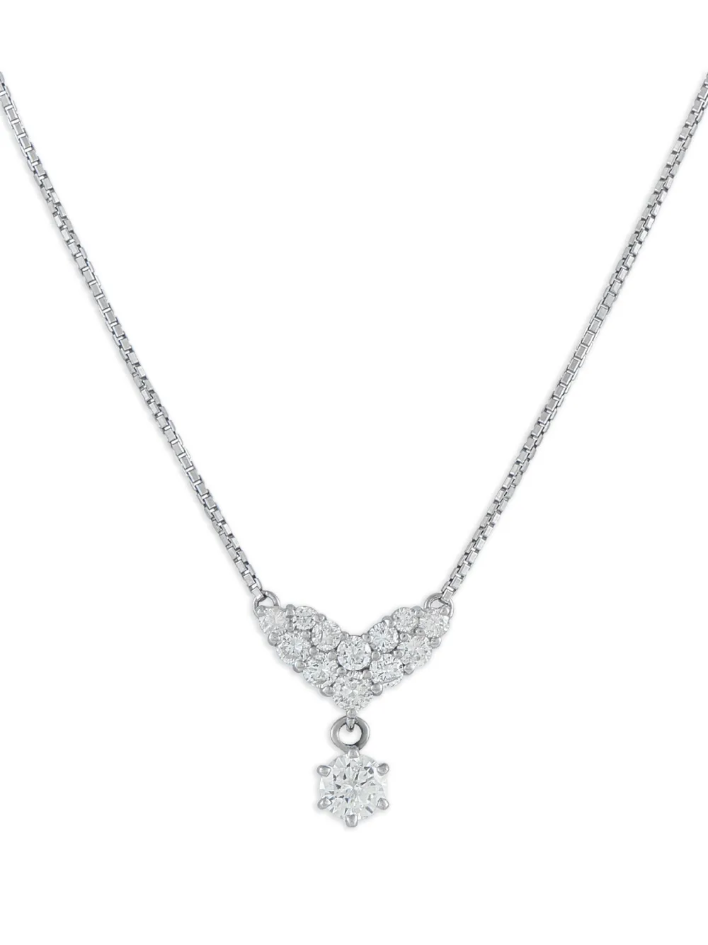 LB Exclusive diamond pendant necklace - Argento