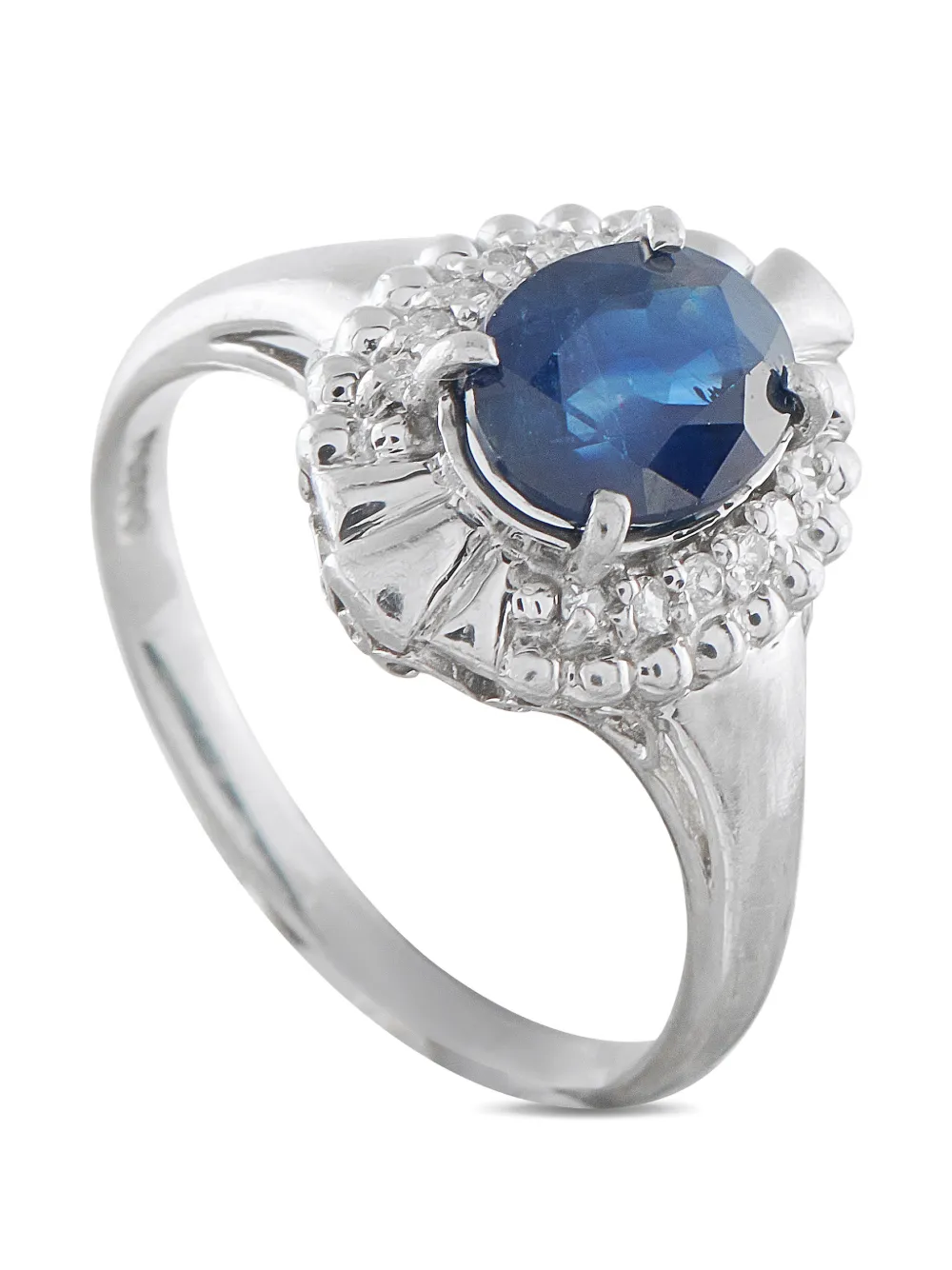 LB Exclusive diamond sapphire ring - Argento