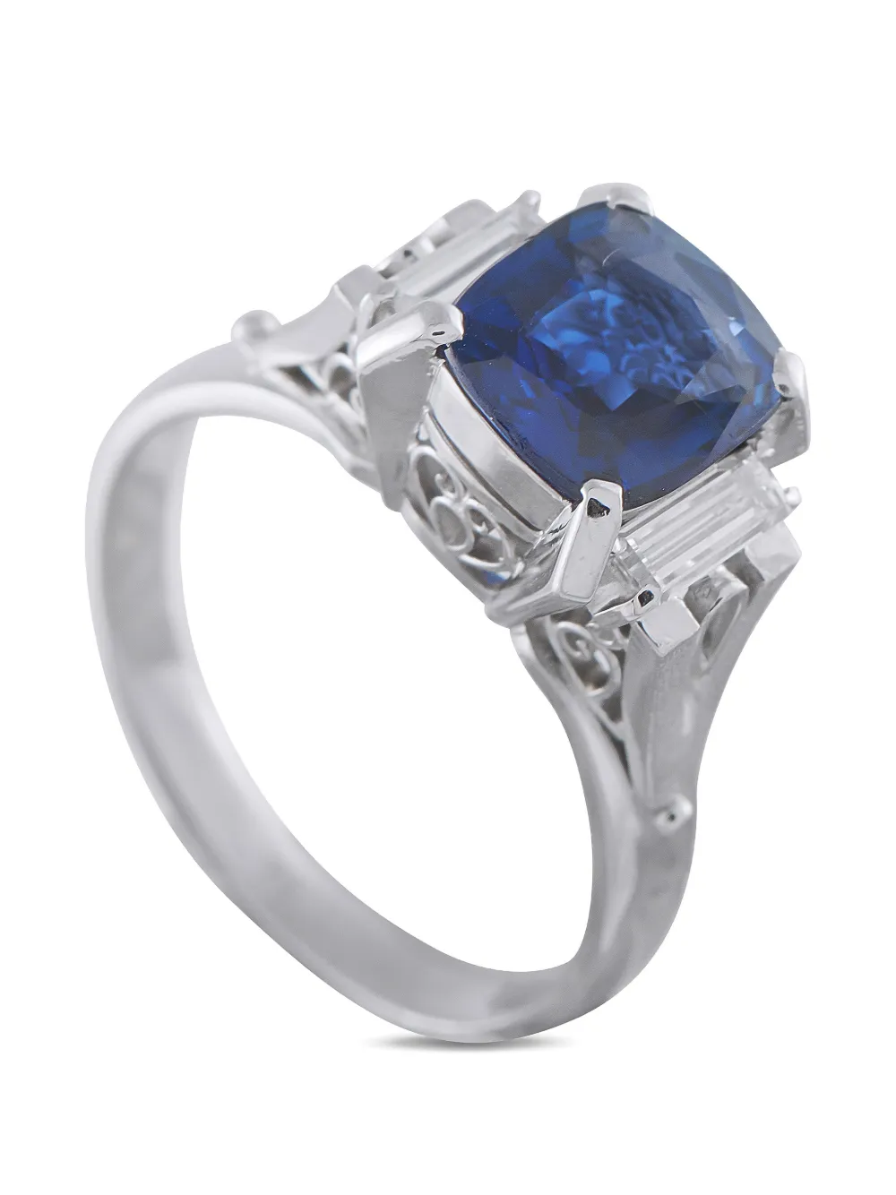 LB Exclusive diamond sapphire ring - Argento