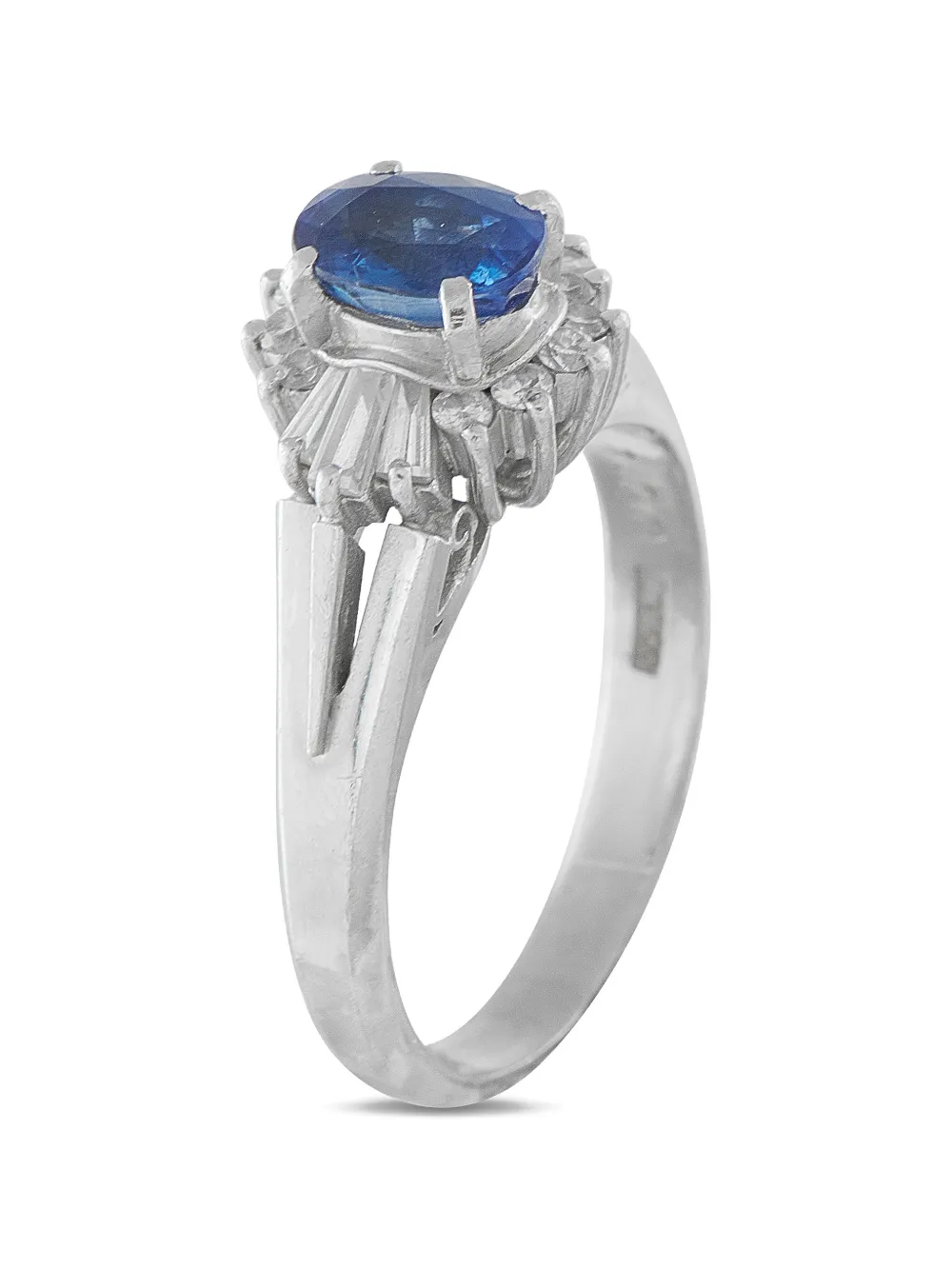 LB Exclusive sapphire diamond ring - Argento