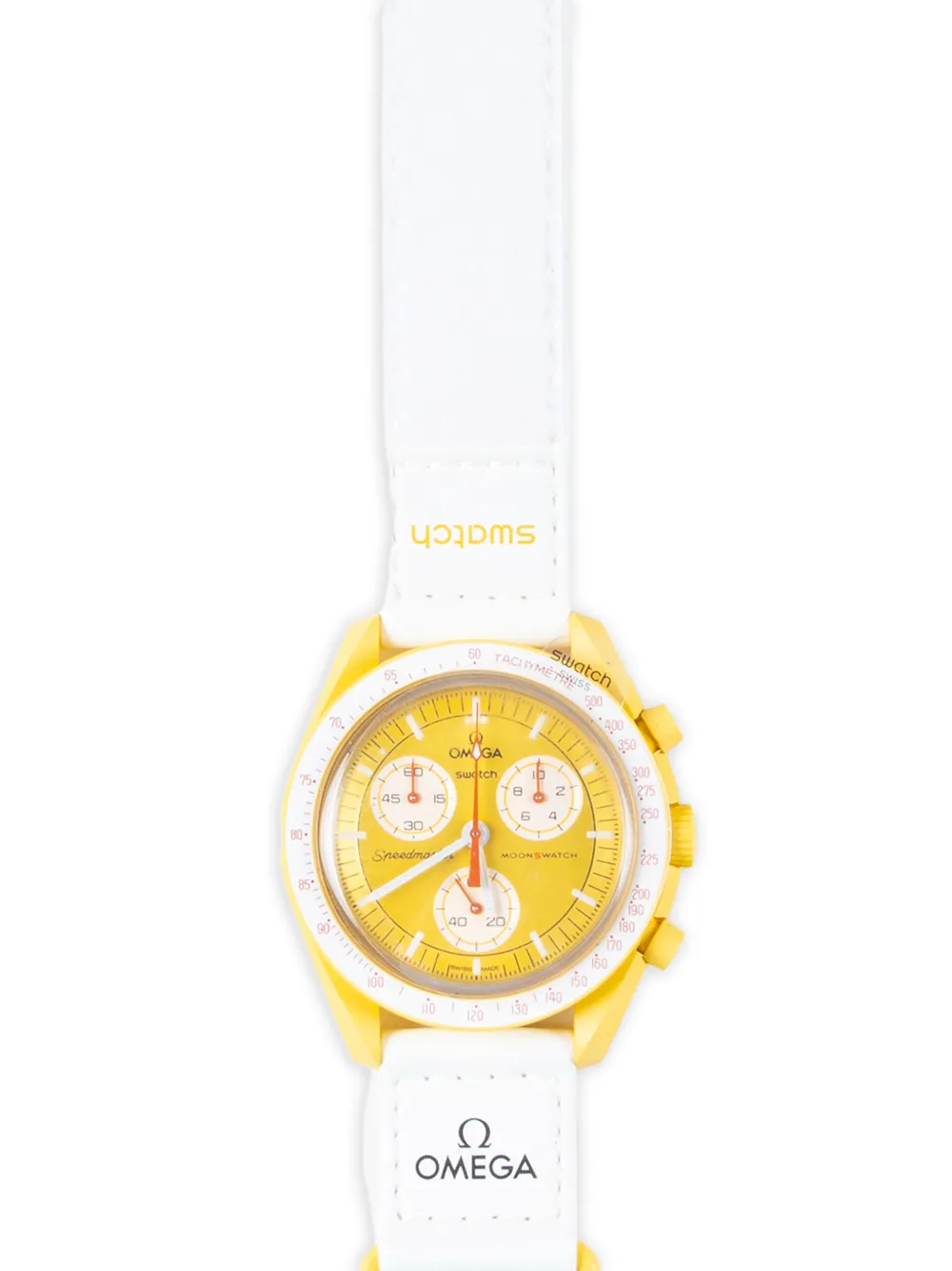 OMEGA x Swatch Speedmasters Moonswatch 42mm watch - Giallo