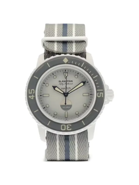 Blancpain x Swatch Scuba Fifty Fathoms 42.3mm watch