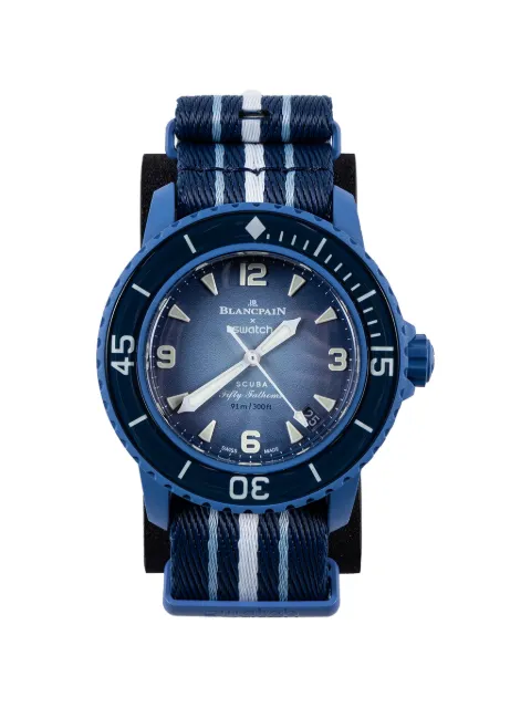 Swatch x Swatch Scuba Fifty Fathoms watches