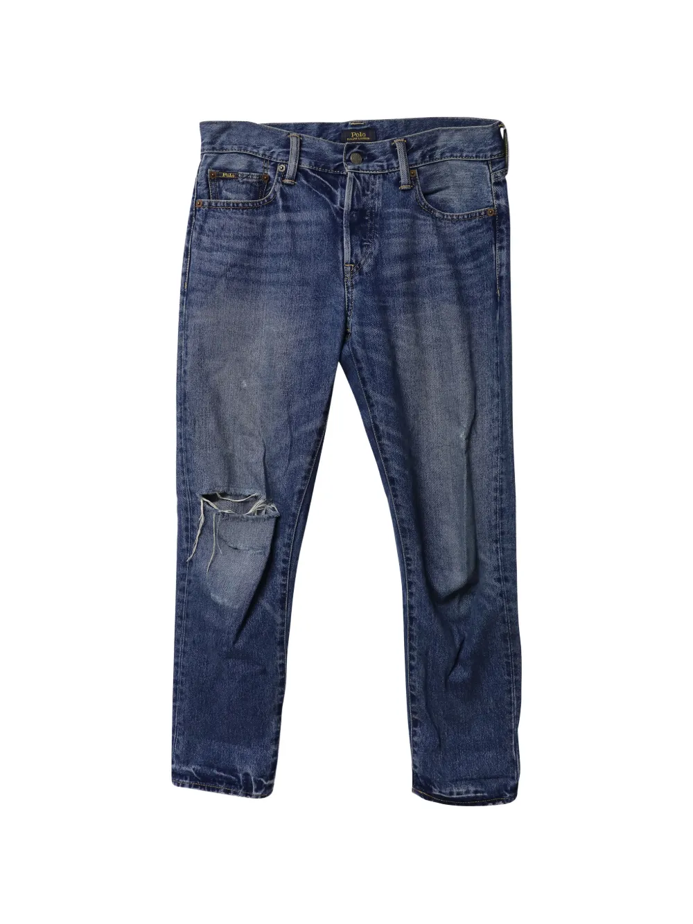 Polo Ralph Lauren Vintage distressed ripped jeans - Blu