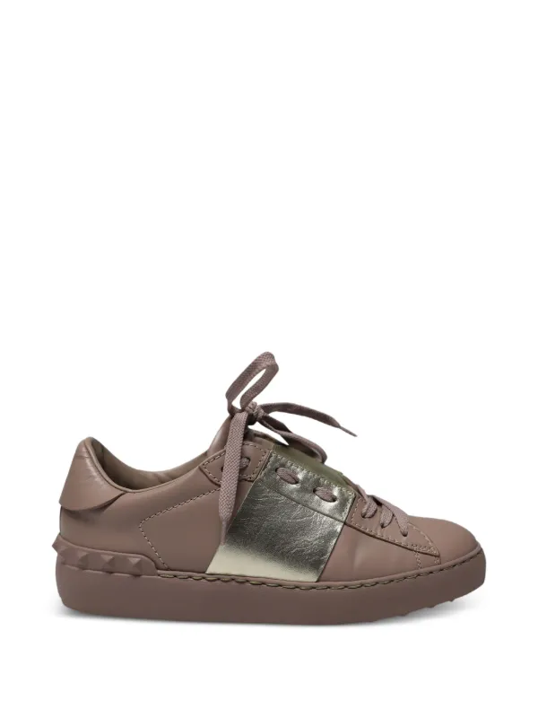 Mario Valentino Vintage Open For A Change レザースニーカー 