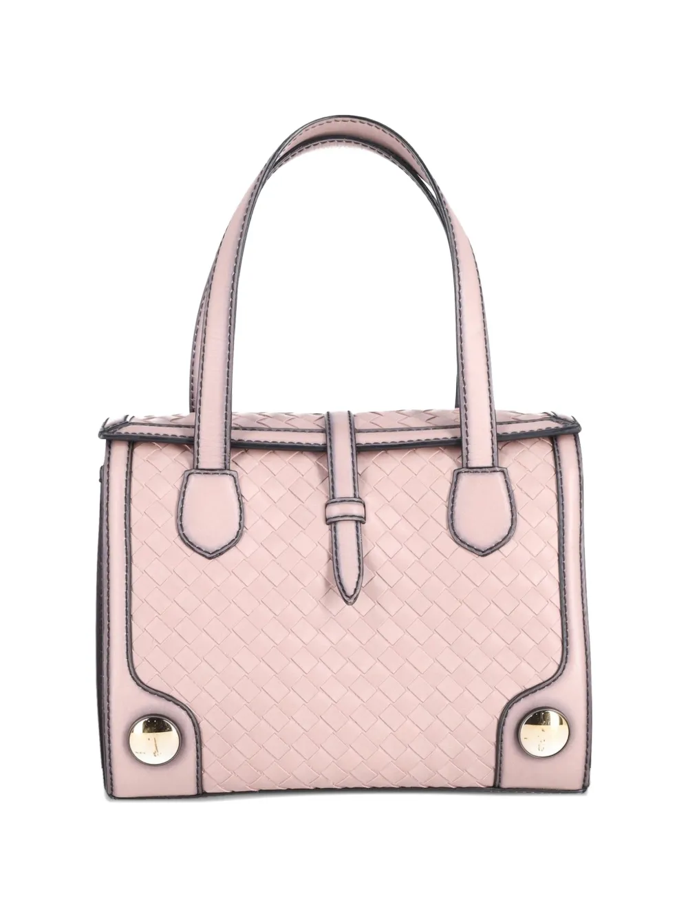 Bottega Veneta Pre-Owned Monaco leather woven tote bag - Rosa