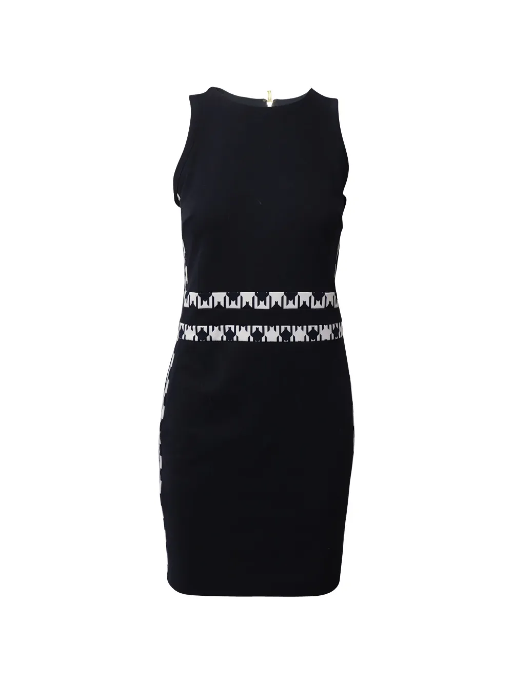 Michael Kors Vintage trim sheath mini dress - Blu