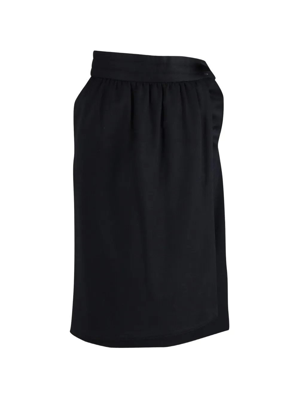 Escada Pre-Owned wrap midi skirt - Nero