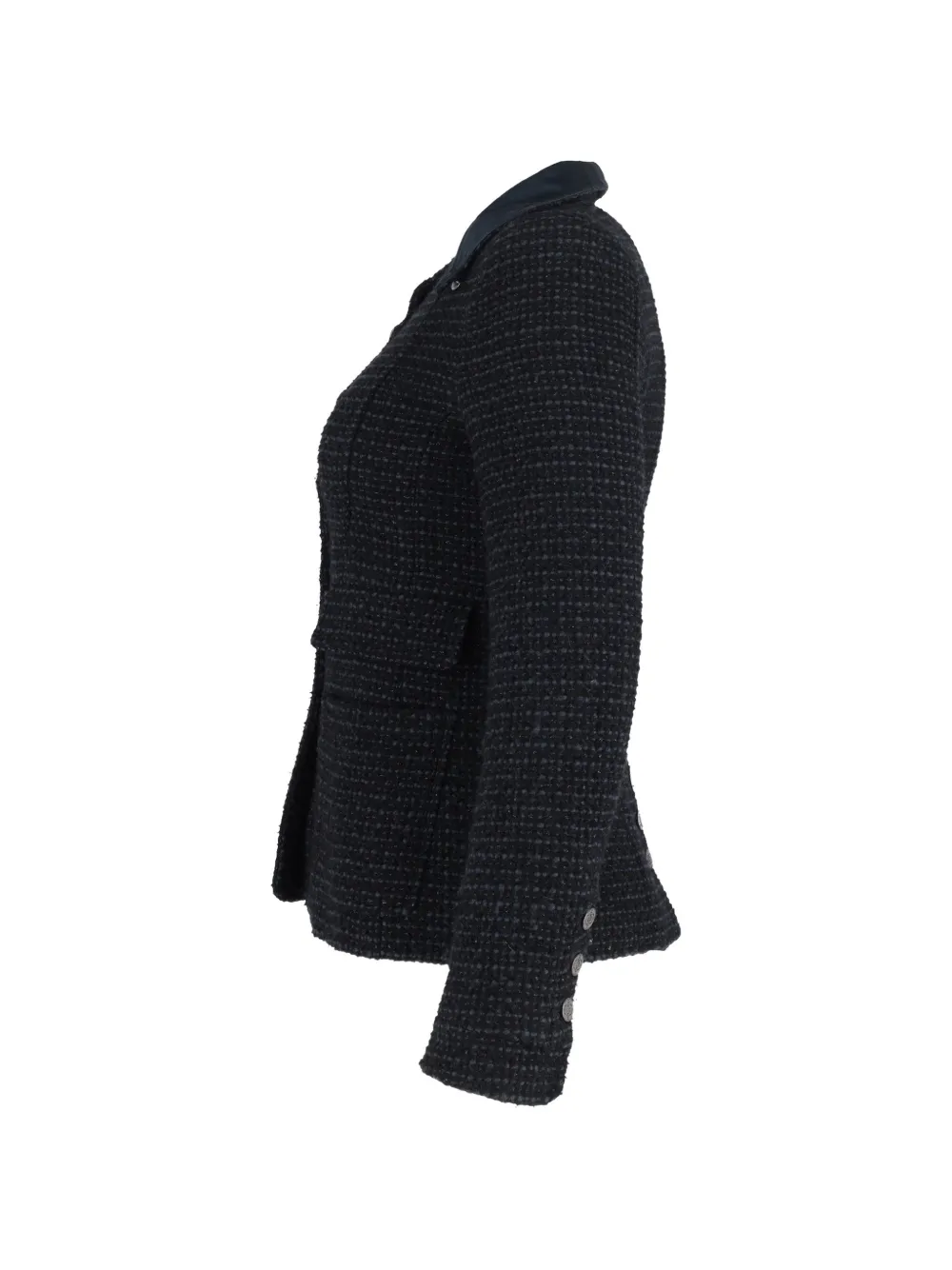 Long-Sleeve Buttoned Jacket