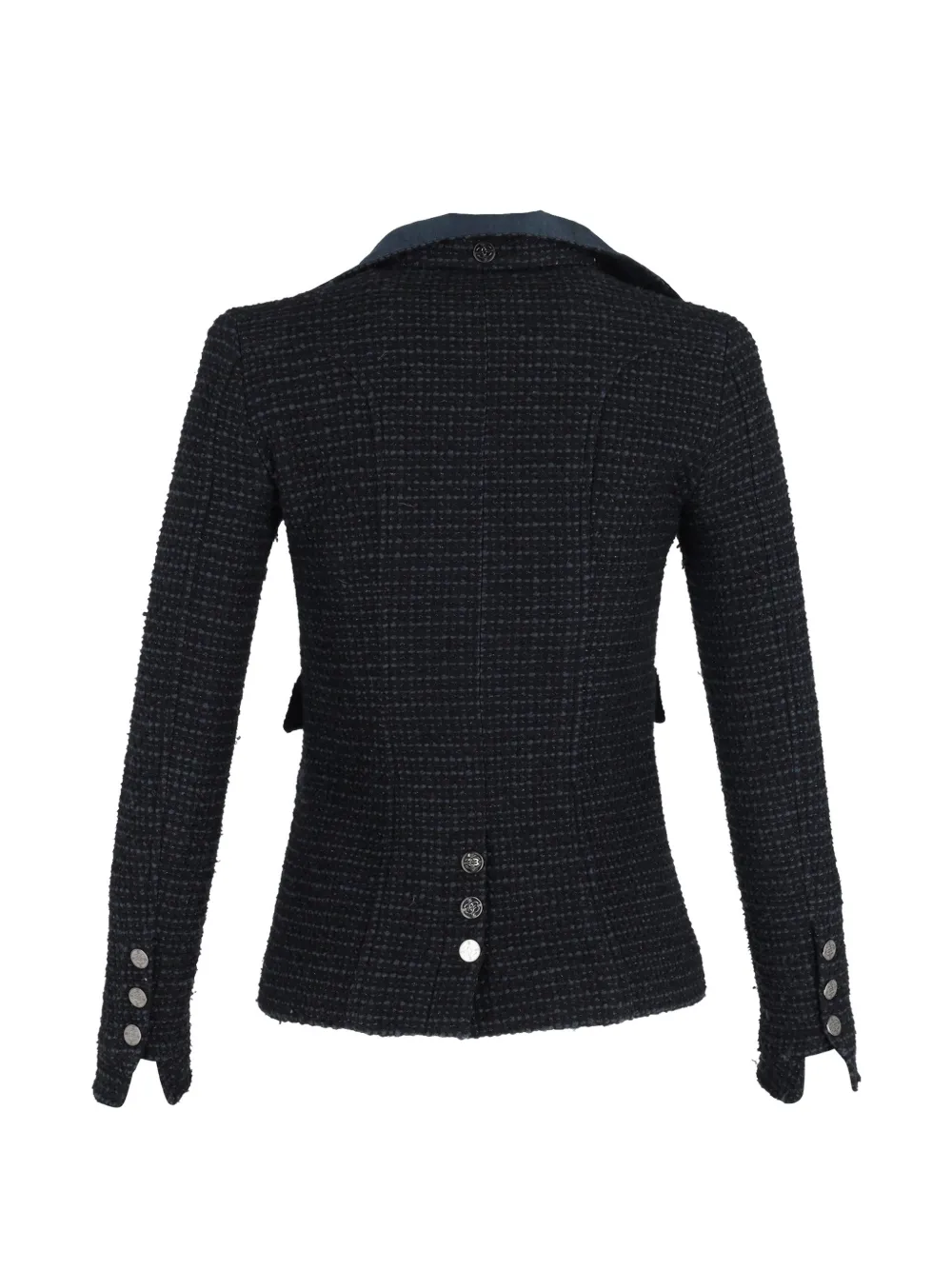 Long-Sleeve Buttoned Jacket