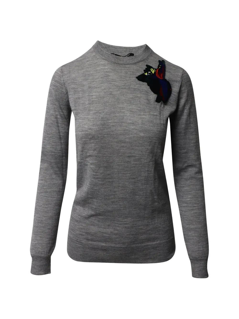 Proenza Schouler patch crewneck sweater - Grigio