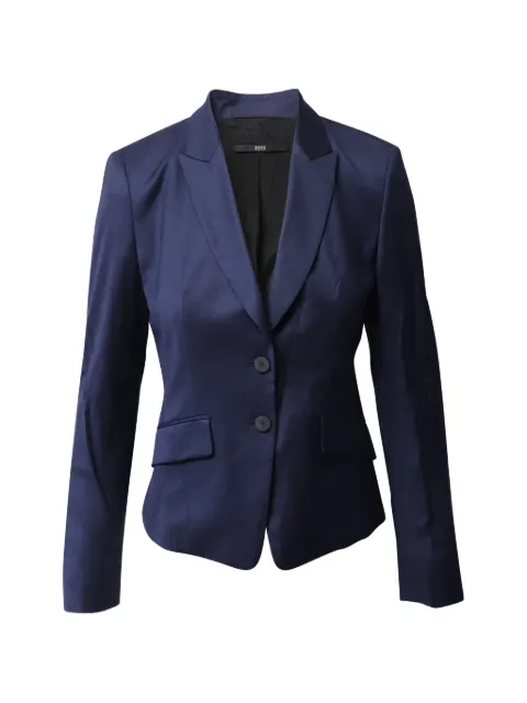 BOSS blazer de lana con botones