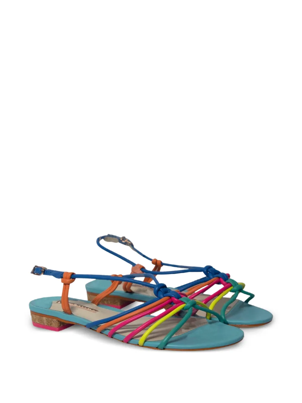  Sophia Webster Looped Strappy Sandals - Blue 