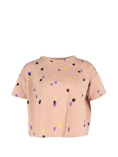 Marni Pre-Owned polka-dot crop T-shirt